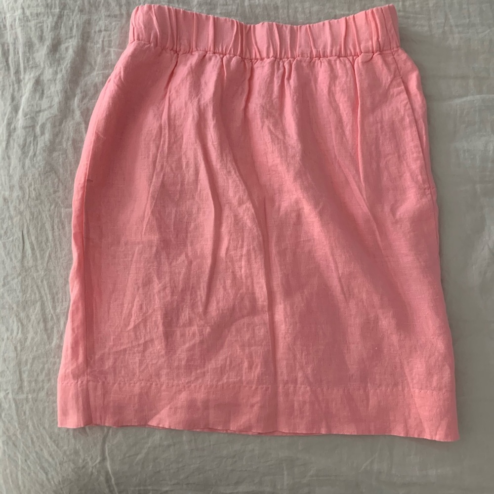 NWT pink j crew skirt
